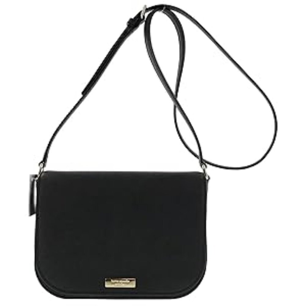 #141 NWT - Kate Spade Laurel Way Large Carsen Saffiano Leather Crossbody Black